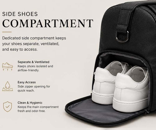 Premium PU Leather Duffle Bag