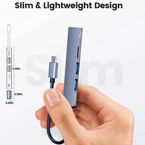 4in1 Orico TypeC to USB Hub