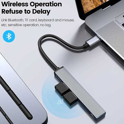 4in1 Orico TypeC to USB Hub