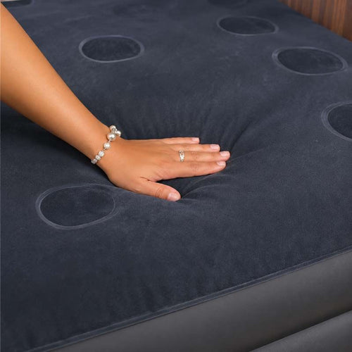 Rechargeable Self Inflating Bed + Pillow - Single/Black
