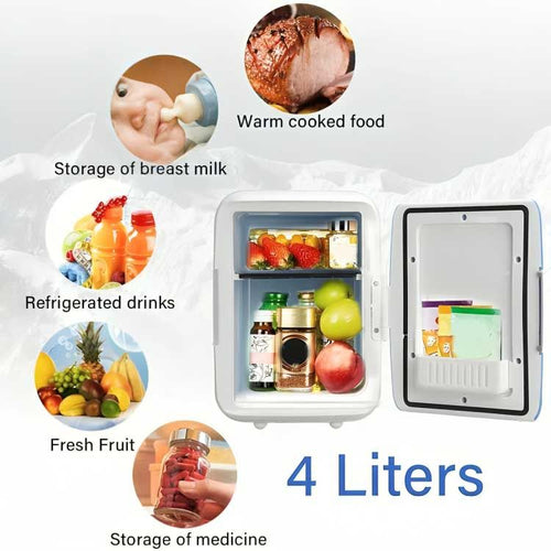 4L Mini Portable Car Mini Fridge