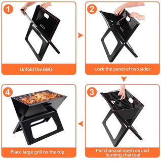 Portable Barbecue Charcoal Grill
