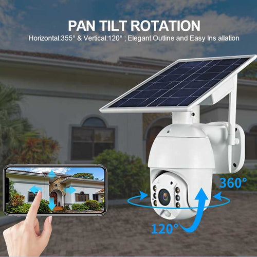 Smart CCTV Camera With 4G SIM Card Support