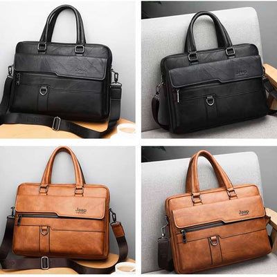 Jeep single pocket laptop bag