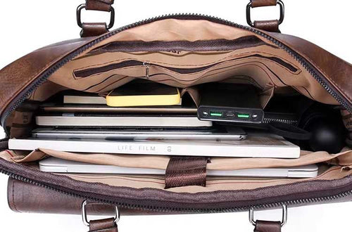 Premium Leather Laptop Bag