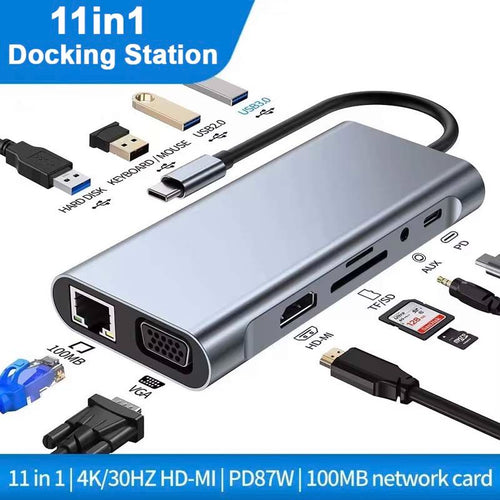 11in1 Usb C Hub Docking Station