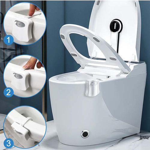 Toilet LED Nightlight with Motion Sensor