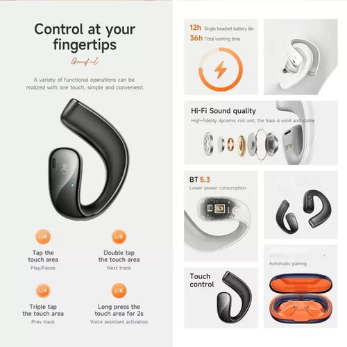 T22 Bone Conduction Earbuds