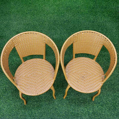 3Pcs Wooven Balcony Set - Ash Grey