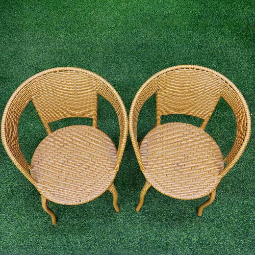 3Pcs Wooven Balcony Set - Ash Grey