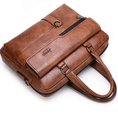 Jeep single pocket laptop bag