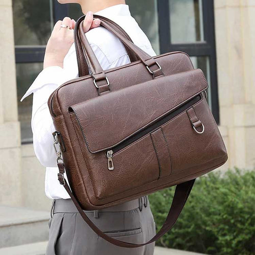 Premium Leather Laptop Bag