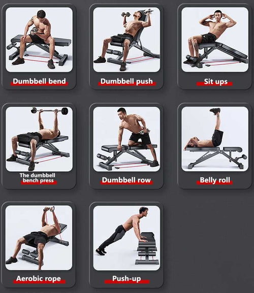 Multifunctional Foldable Workout Bench