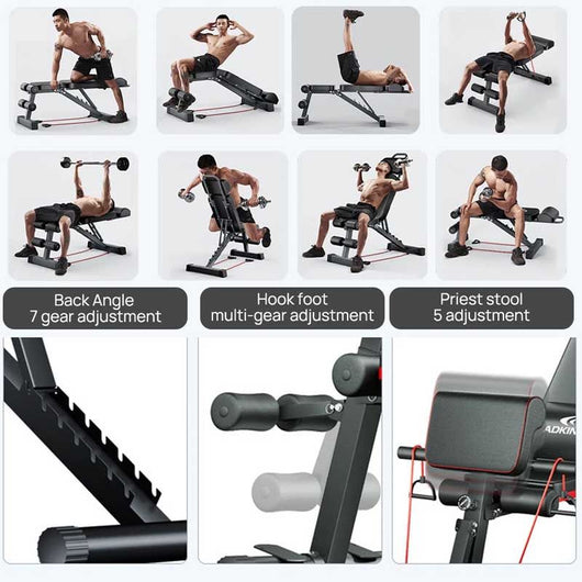 Multifunctional Foldable Workout Bench