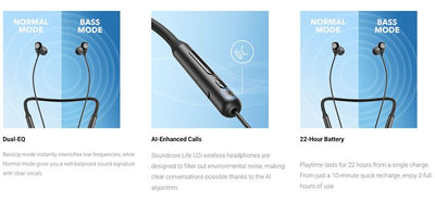 Anker Soundcore Life U2i Wireless Neckband Earphones